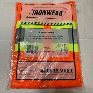 NWT Ironwear Mesh Reflective Safety Vest Size XL